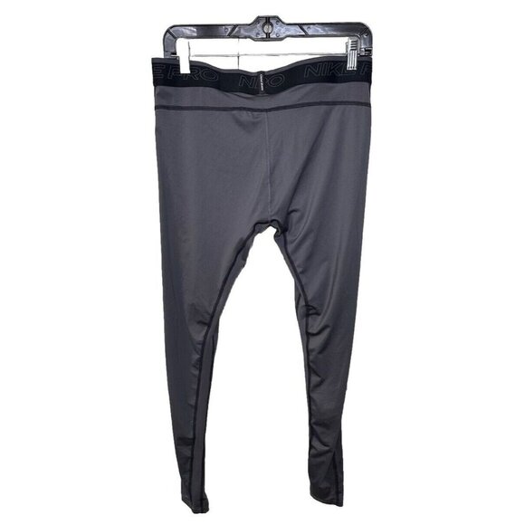 NIKE PRO Men's Size L Dri-Fit Tights Gray - Picture 5 of 9